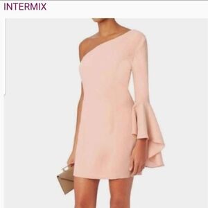 INTERMIX ONE SHOULDER DRESS